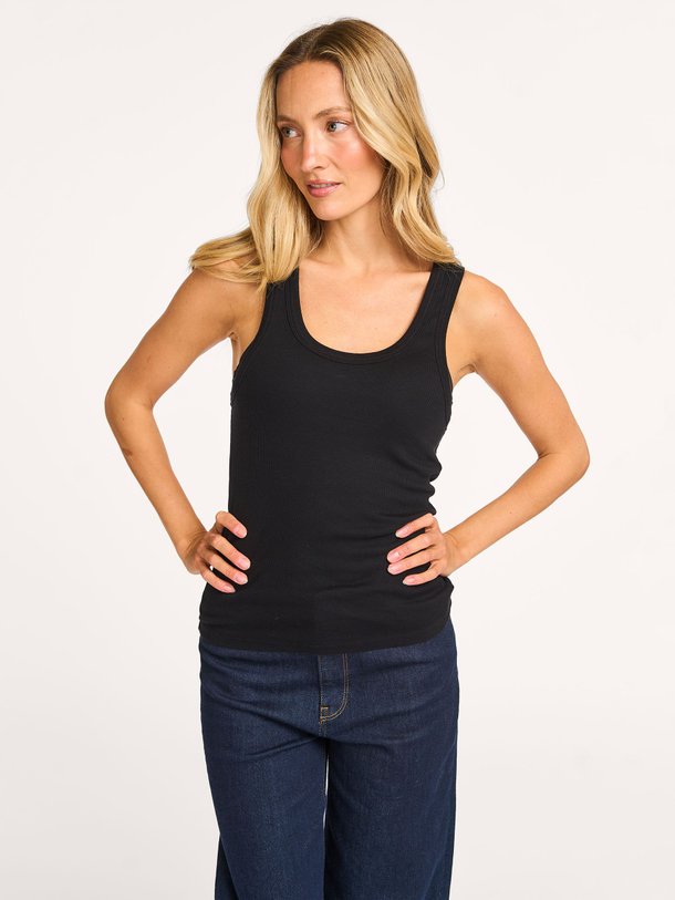 Ontdek de Organic cotton rib tanktop van Colorful Standard in de kleur zwart bij Orangebag. Op werkdagen voor 21:45 besteld, morgen in huis.