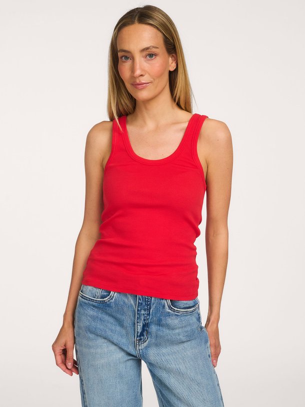 Ontdek de Organic cottonmix rib tanktop van Colorful Standard in de kleur rood bij Orangebag. Op werkdagen voor 21:45 besteld, morgen in huis.