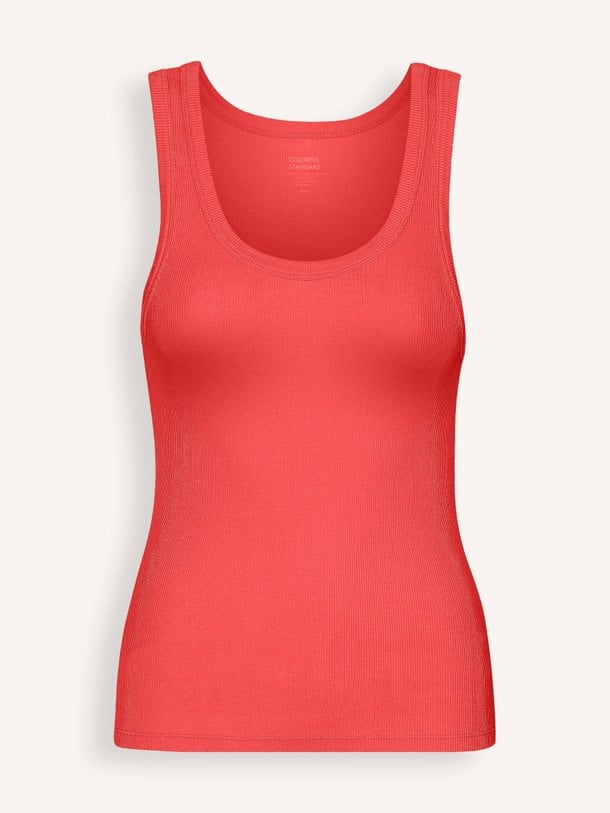 Ontdek de Organic cottonmix rib tanktop van Colorful Standard in de kleur rood bij Orangebag. Op werkdagen voor 21:45 besteld, morgen in huis.