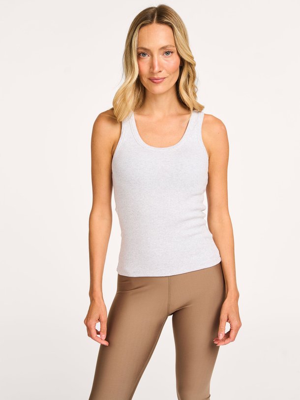 Ontdek de Organic cottonmix gemêleerde rib tanktop van Colorful Standard in de kleur lichtgrijs bij Orangebag. Op werkdagen voor 21:45 besteld, morgen in huis.
