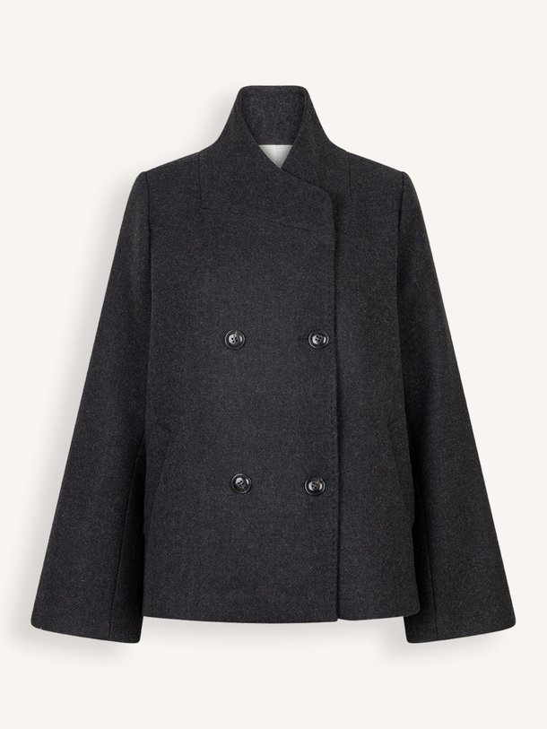 Ontdek de Mattisse wolmix mantel van Ruby Tuesday in de kleur donkergrijs bij Orangebag. Op werkdagen voor 21:45 besteld, morgen in huis.