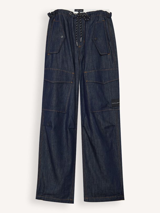 Ontdek de High waist cargo fit jeans van Haute L'Amitié in de kleur donkerblauw bij Orangebag. Op werkdagen voor 21:45 besteld, morgen in huis.