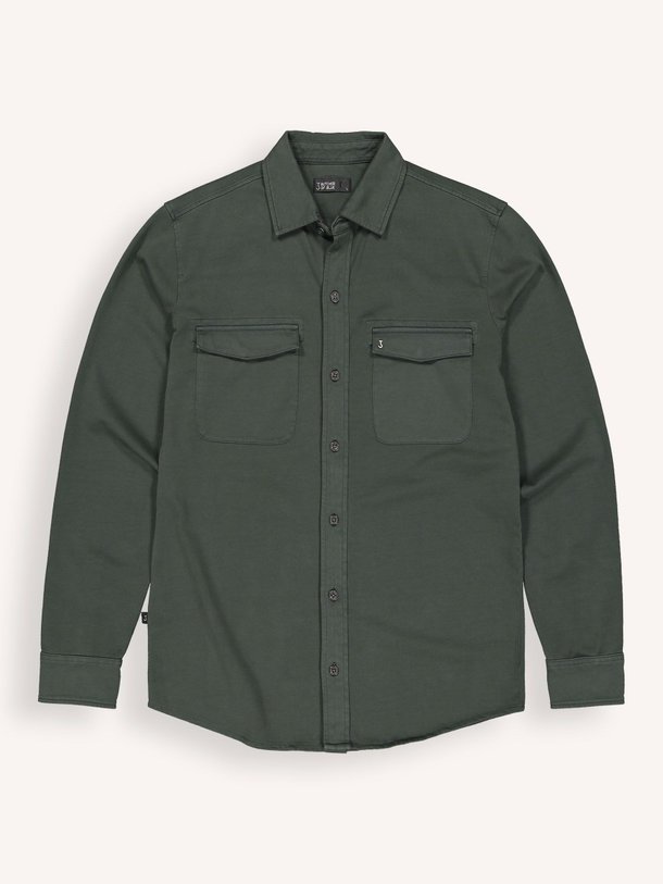 Ontdek de Organic cotton overshirt van Butcher of Blue in de kleur donkergroen bij Orangebag. Op werkdagen voor 21:45 besteld, morgen in huis.