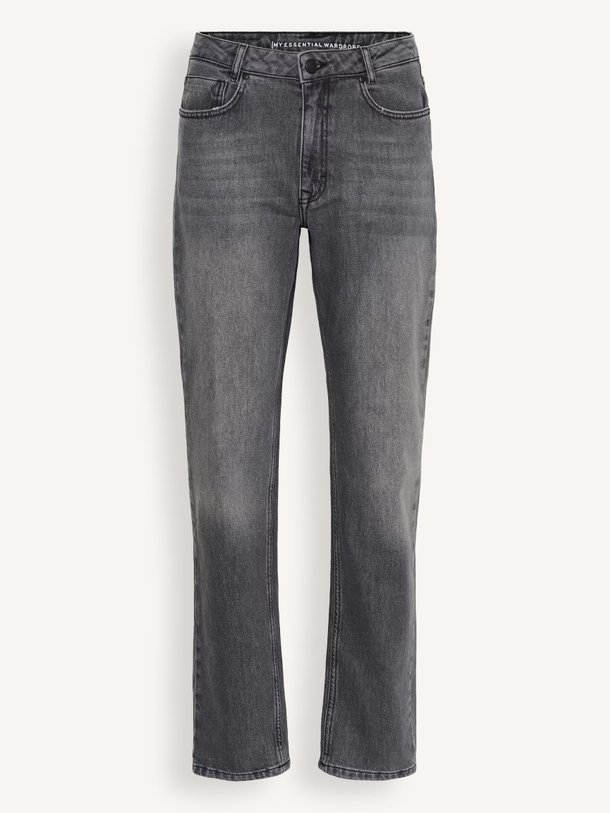Ontdek de Isa high waist straight fit jeans van My Essential Wardrobe in de kleur donkergrijs bij Orangebag. Op werkdagen voor 21:45 besteld, morgen in huis.