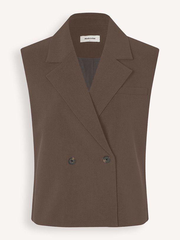 Ontdek de Gale geweven gilet van Modstrom in de kleur bruin bij Orangebag. Op werkdagen voor 21:45 besteld, morgen in huis.