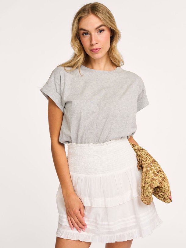 Ontdek de Brazil katoenmix gemêleerd T-shirt van Modstrom in de kleur grijs bij Orangebag. Op werkdagen voor 21:45 besteld, morgen in huis.