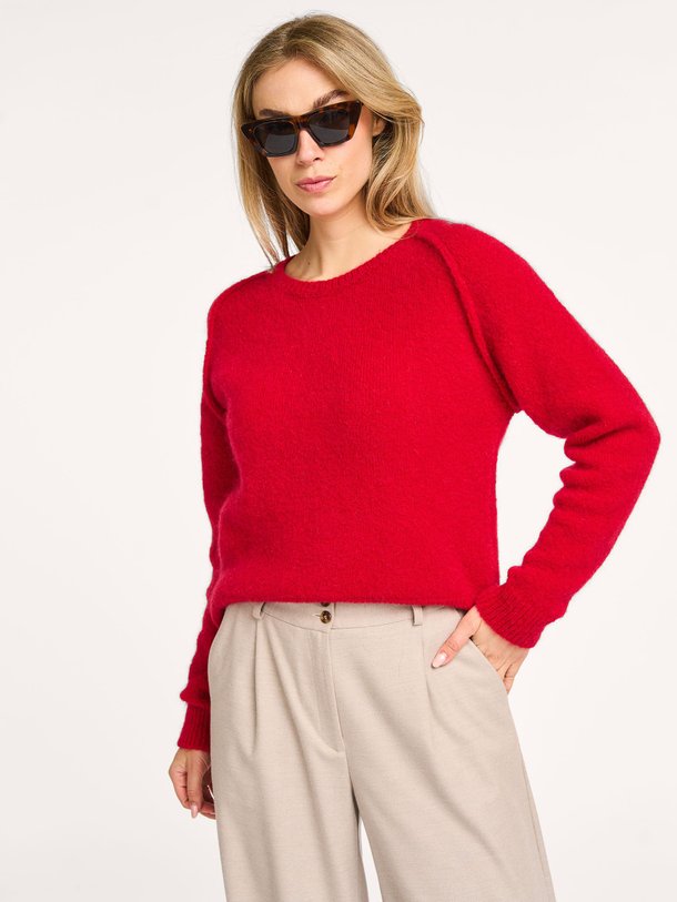 Ontdek de Gilke alpacamix trui van Nathalie Vleeschouwer in de kleur rood bij Orangebag. Op werkdagen voor 21:45 besteld, morgen in huis.