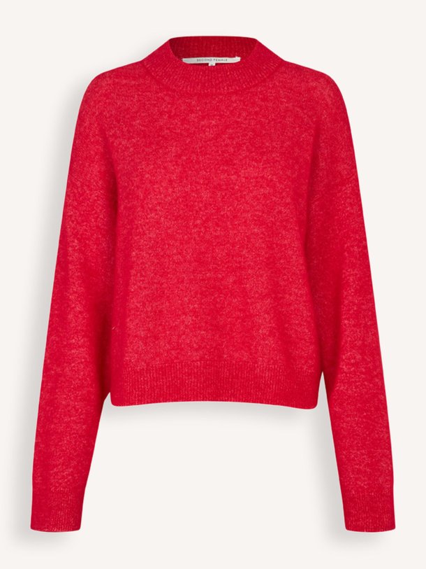 Ontdek de Brook wolmix trui van Second Female in de kleur rood bij Orangebag. Op werkdagen voor 21:45 besteld, morgen in huis.