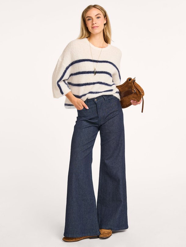 Ontdek de Femme high waist wide leg jeans van By-Bar in de kleur donkerblauw bij Orangebag. Op werkdagen voor 21:45 besteld, morgen in huis.