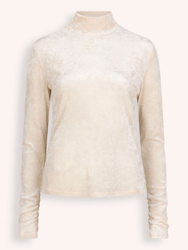 Ontdek de Olya geweven velours mesh top van Dante 6 in de kleur crème bij Orangebag. Op werkdagen voor 21:45 besteld, morgen in huis.