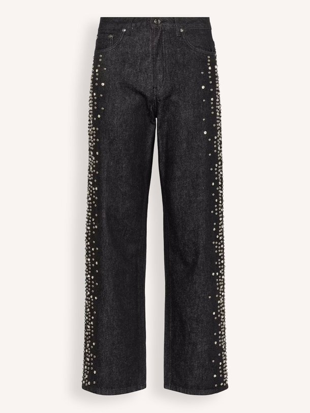 Ontdek de Leei high waist wide leg jeans van Gestuz in de kleur zwart bij Orangebag. Op werkdagen voor 21:45 besteld, morgen in huis.