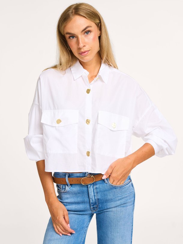 Ontdek de Balanca katoenen blouse van Sessun in de kleur wit bij Orangebag. Op werkdagen voor 21:45 besteld, morgen in huis.