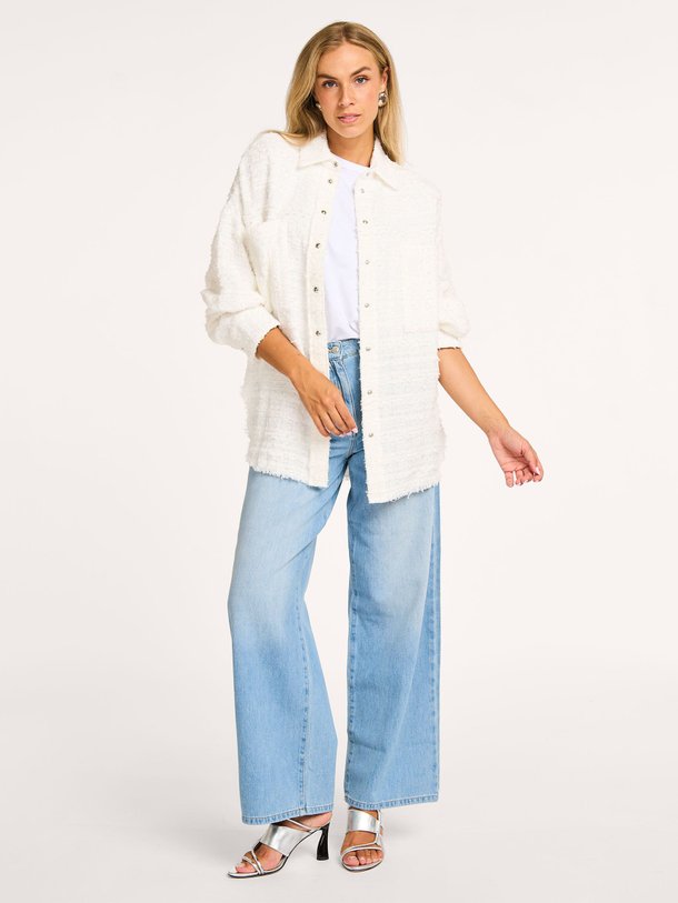 Ontdek de Sarry katoenmix blouse met lurex van Iro in de kleur wit bij Orangebag. Op werkdagen voor 21:45 besteld, morgen in huis.