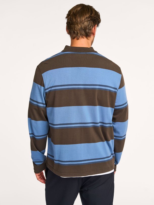 Ontdek de Sakevin organic cotton polo longsleeve van Samsoe Samsoe in de kleur blauw bij Orangebag. Op werkdagen voor 21:45 besteld, morgen in huis.