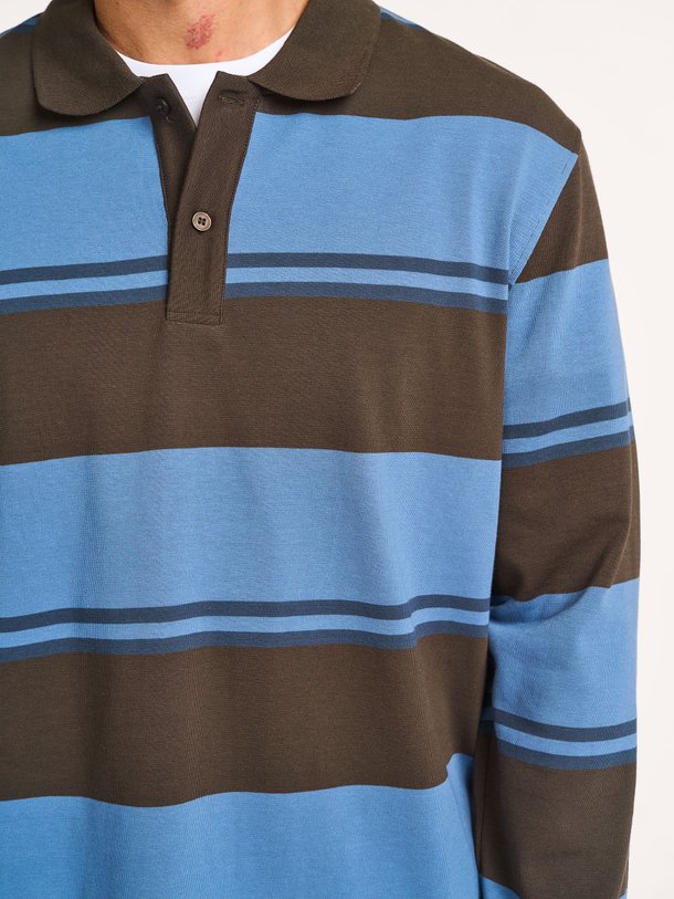 Ontdek de Sakevin organic cotton polo longsleeve van Samsoe Samsoe in de kleur blauw bij Orangebag. Op werkdagen voor 21:45 besteld, morgen in huis.