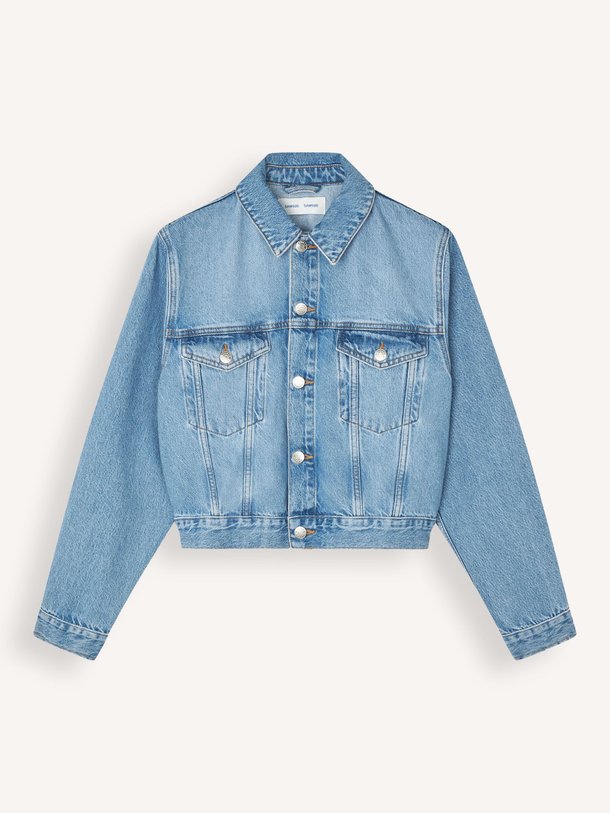 Ontdek de Sabeth denim jack van Samsoe Samsoe in de kleur blauw bij Orangebag. Op werkdagen voor 21:45 besteld, morgen in huis.