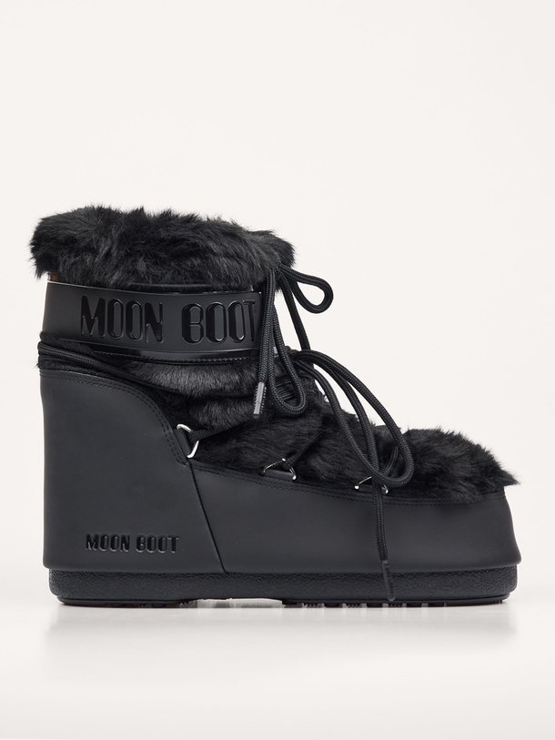 Ontdek de Lage gewatteerde fake fur snowboots van Moon Boot in de kleur zwart bij Orangebag. Op werkdagen voor 21:45 besteld, morgen in huis.