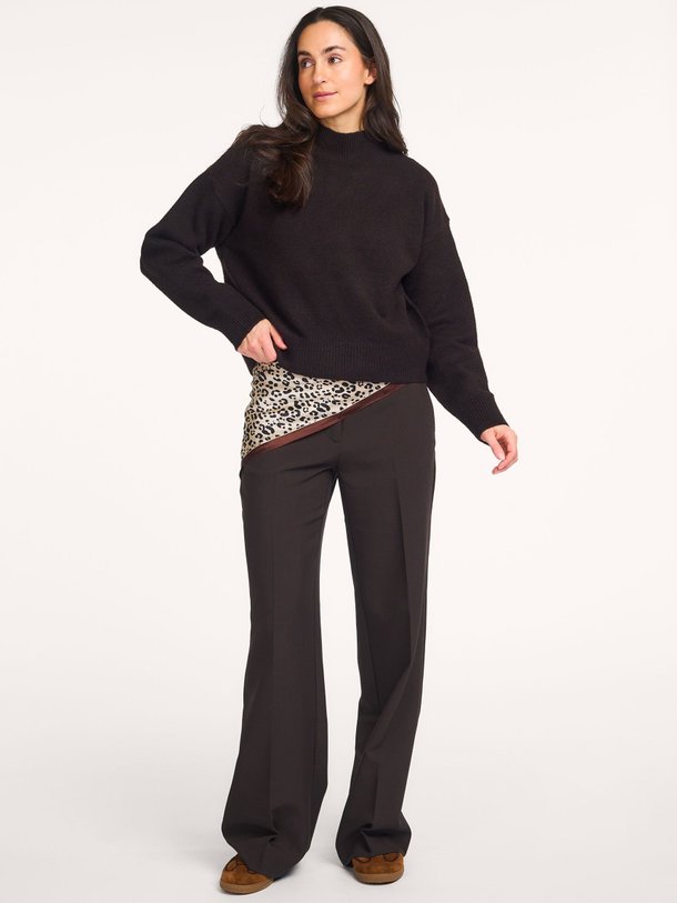 Ontdek de Vola viscosemix broek van Co'Couture in de kleur donkerbruin bij Orangebag. Op werkdagen voor 21:45 besteld, morgen in huis.