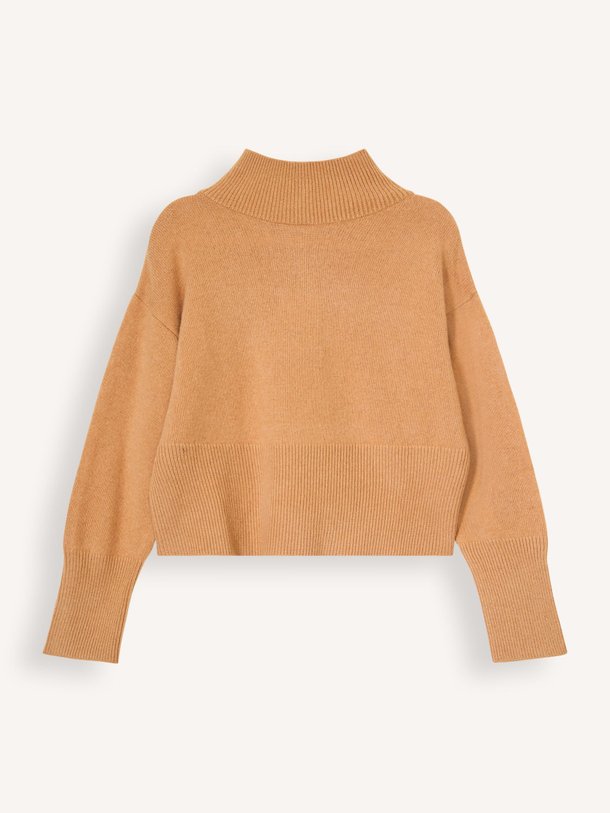 Ontdek de Printo wollen trui van Suncoo in de kleur camel bij Orangebag. Op werkdagen voor 21:45 besteld, morgen in huis.