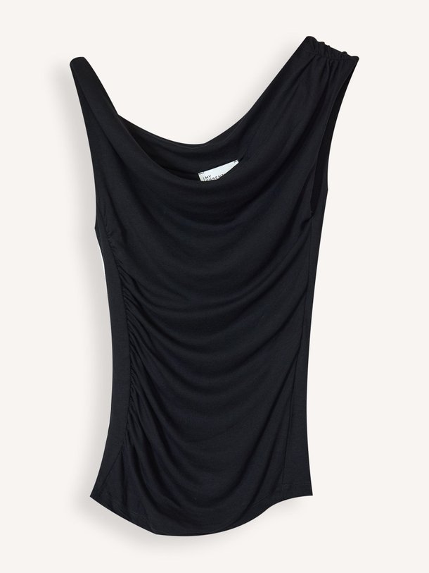 Ontdek de Giggo viscosemix one shoulder top van My Essential Wardrobe in de kleur zwart bij Orangebag. Op werkdagen voor 21:45 besteld, morgen in huis.