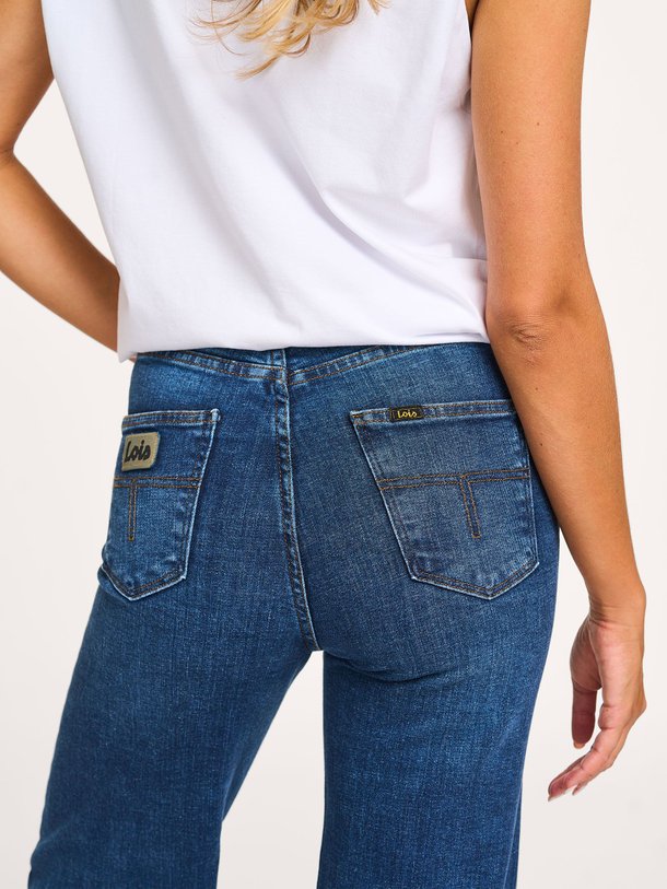 Ontdek de Rosa high waist wide leg jeans van Lois in de kleur blauw bij Orangebag. Op werkdagen voor 21:45 besteld, morgen in huis.