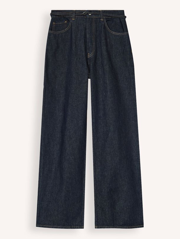 Ontdek de Moos mid waist loose fit jeans van Club L`avenir in de kleur donkerblauw bij Orangebag. Op werkdagen voor 21:45 besteld, morgen in huis.