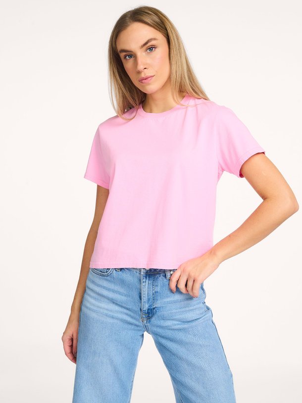 Ontdek de Organic cotton T-shirt van Colorful Standard in de kleur roze bij Orangebag. Op werkdagen voor 21:45 besteld, morgen in huis.