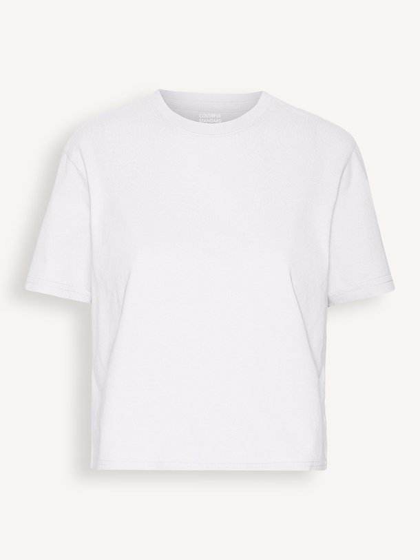Ontdek de Organic cotton cropped T-shirt van Colorful Standard in de kleur wit bij Orangebag. Op werkdagen voor 21:45 besteld, morgen in huis.