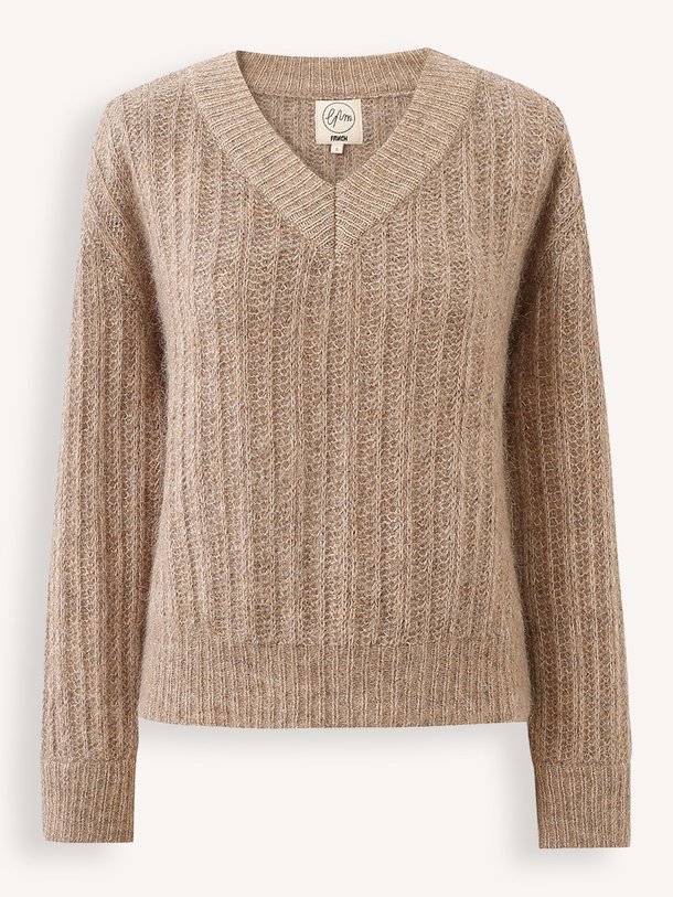 Ontdek de Mohairmix trui van Frnch in de kleur beige bij Orangebag. Op werkdagen voor 21:45 besteld, morgen in huis.