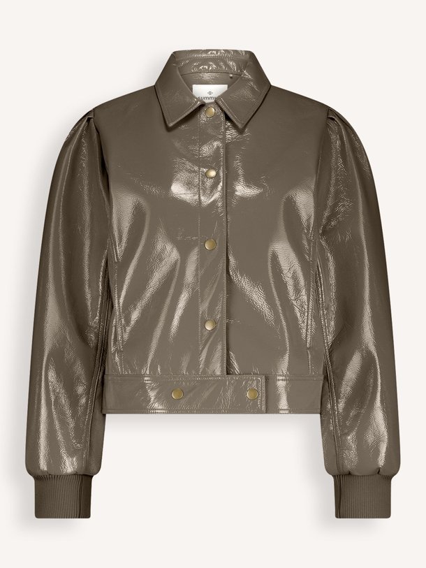 Ontdek de Geweven leather look jack van Summum in de kleur bruingrijs bij Orangebag. Op werkdagen voor 21:45 besteld, morgen in huis.