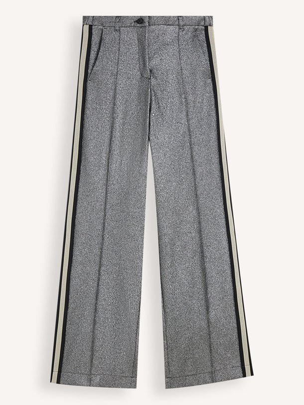 Ontdek de Viscosemix broek met lurex van Summum in de kleur zilverkleur bij Orangebag. Op werkdagen voor 21:45 besteld, morgen in huis.