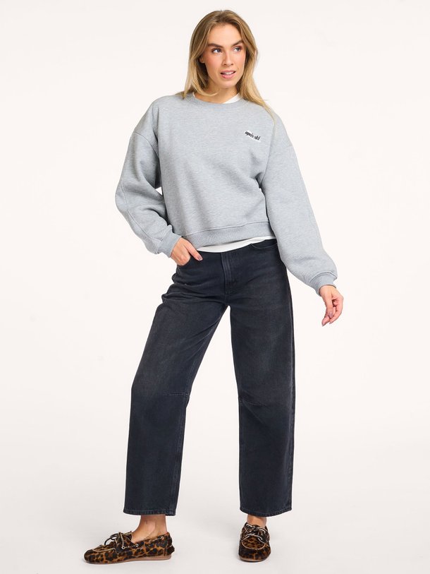 Ontdek de Elin katoenmix sweater met print van Sofie Schnoor in de kleur grijs bij Orangebag. Op werkdagen voor 21:45 besteld, morgen in huis.