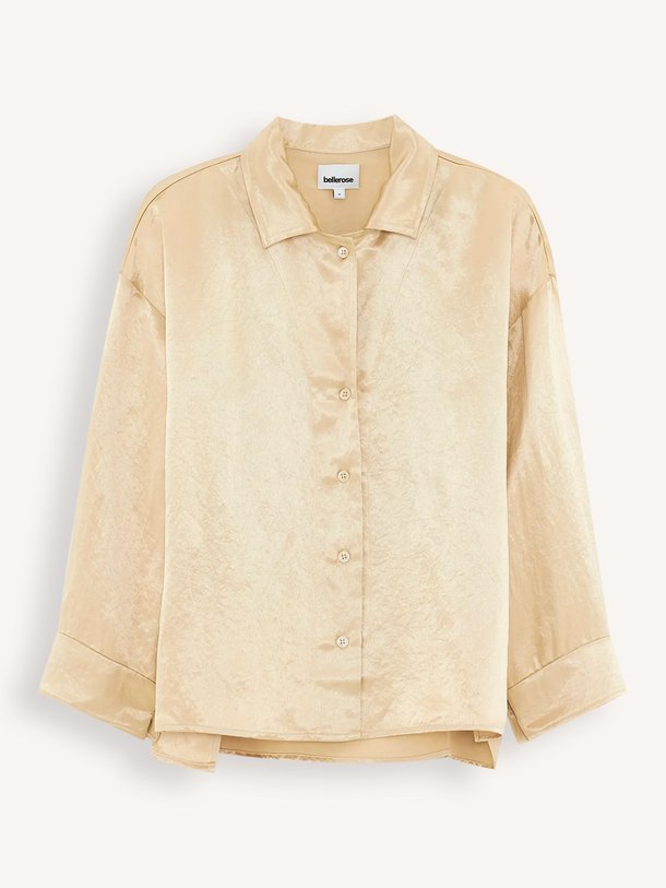 Ontdek de Seattle geweven blouse van Bellerose in de kleur champagne bij Orangebag. Op werkdagen voor 21:45 besteld, morgen in huis.