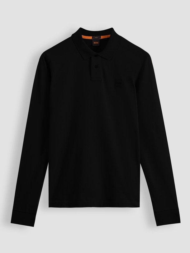 Ontdek de Passerby katoenmix piqué polo van Boss in de kleur zwart bij Orangebag. Op werkdagen voor 21:45 besteld, morgen in huis.