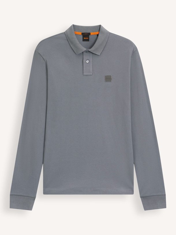Ontdek de Passerby katoenmix piqué polo van Boss in de kleur grijs bij Orangebag. Op werkdagen voor 21:45 besteld, morgen in huis.