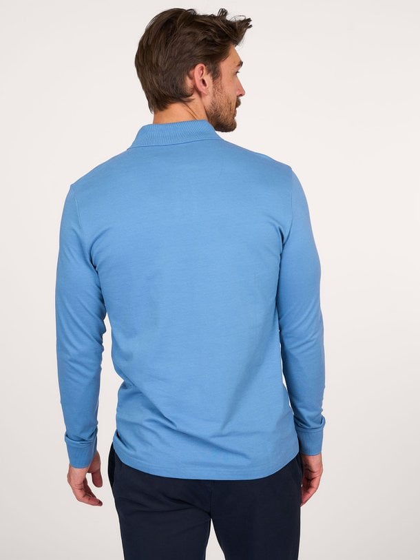 Ontdek de Passerby katoenmix polo van Boss in de kleur blauw bij Orangebag. Op werkdagen voor 21:45 besteld, morgen in huis.