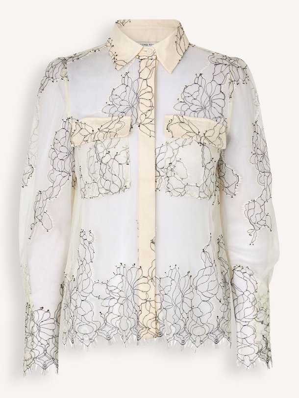Ontdek de Wila geweven kanten blouse van Second Female in de kleur crème bij Orangebag. Op werkdagen voor 21:45 besteld, morgen in huis.