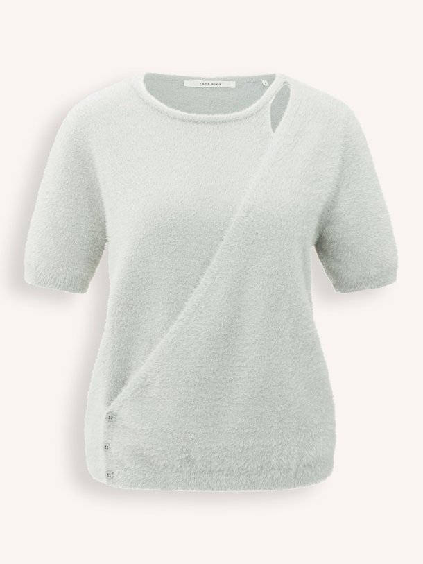 Ontdek de Fijngebreide top van Yaya in de kleur lichtgrijs bij Orangebag. Op werkdagen voor 21:45 besteld, morgen in huis.