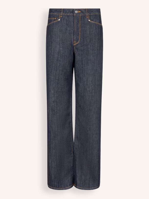 Ontdek de Nuit high waist wide leg stretch jeans van Dante 6 in de kleur donkerblauw bij Orangebag. Op werkdagen voor 21:45 besteld, morgen in huis.