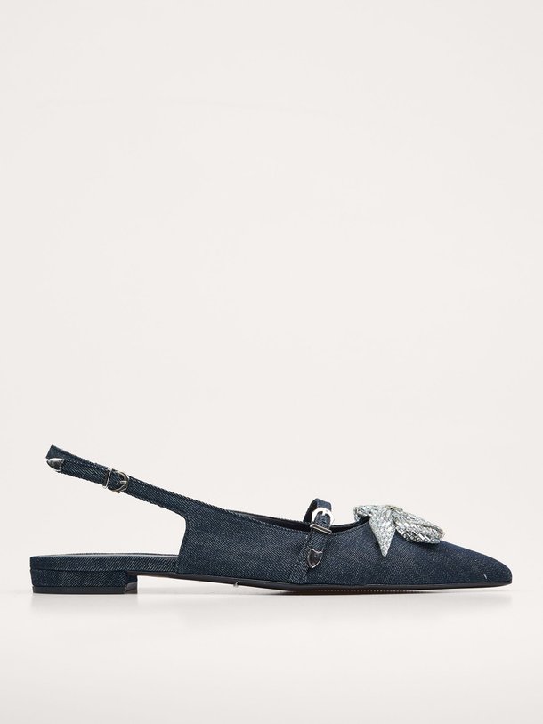 Ontdek de Cinque denim slingbacks van Dante 6 in de kleur donkerblauw bij Orangebag. Op werkdagen voor 21:45 besteld, morgen in huis.