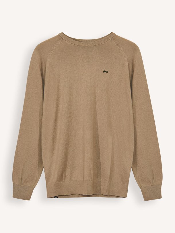 Ontdek de Scissor katoenmix trui van Denham in de kleur beige bij Orangebag. Op werkdagen voor 21:45 besteld, morgen in huis.