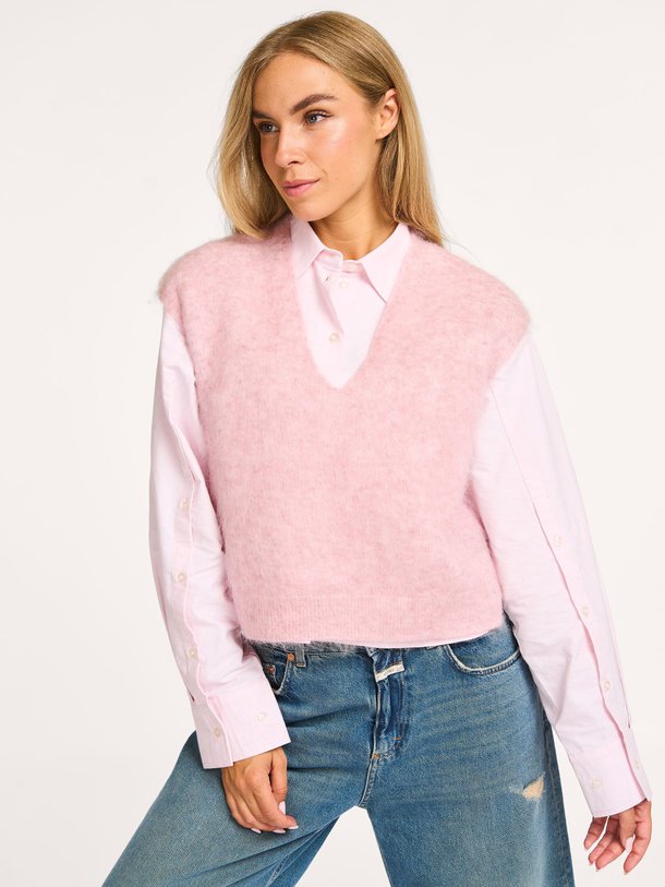 Ontdek de Camryn mohairmix gemêleerde top van Second Female in de kleur roze bij Orangebag. Op werkdagen voor 21:45 besteld, morgen in huis.