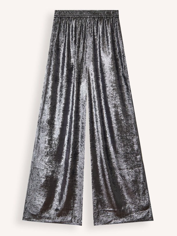 Ontdek de Metally geweven metallic palazzo van Knit-ted in de kleur grijs bij Orangebag. Op werkdagen voor 21:45 besteld, morgen in huis.