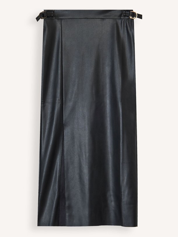 Ontdek de Selia geweven leatherlook rok van Club L`avenir in de kleur zwart bij Orangebag. Op werkdagen voor 21:45 besteld, morgen in huis.