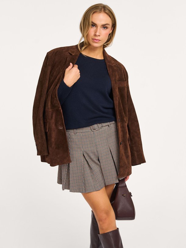 Ontdek de Ben viscosemix geruite skort van Suncoo in de kleur beige bij Orangebag. Op werkdagen voor 21:45 besteld, morgen in huis.