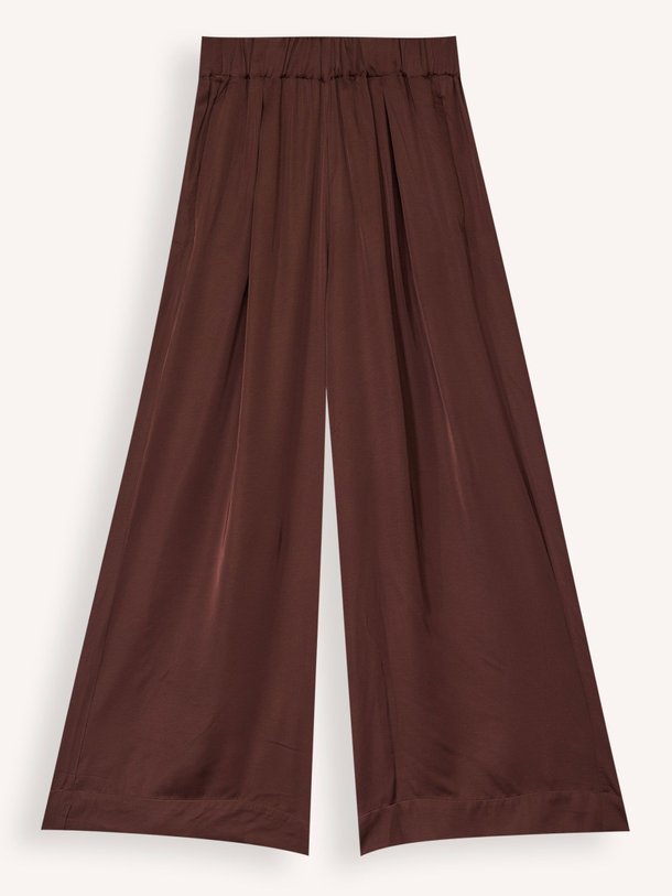 Ontdek de Isla viscose palazzo van Sessun in de kleur bruin bij Orangebag. Op werkdagen voor 21:45 besteld, morgen in huis.