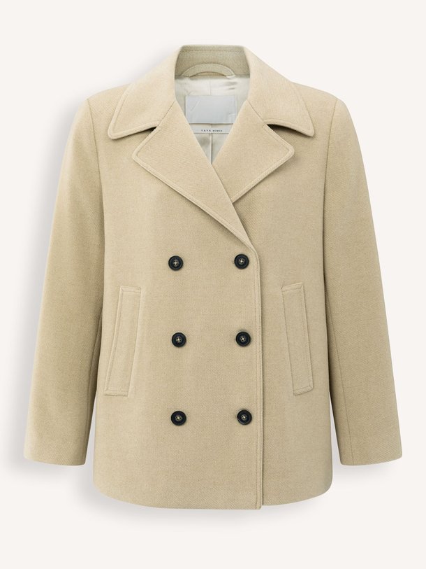 Ontdek de Viscosemix mantel van Yaya in de kleur beige bij Orangebag. Op werkdagen voor 21:45 besteld, morgen in huis.