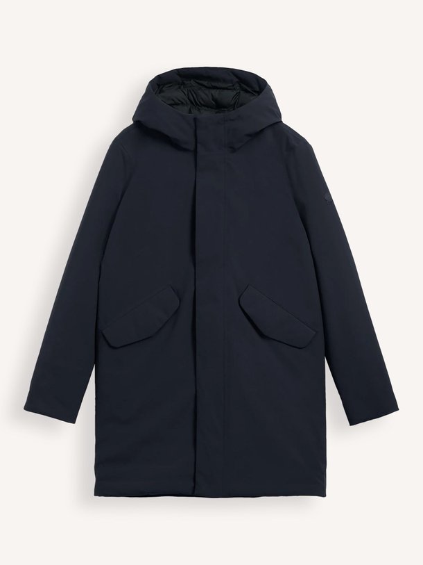 Ontdek de Hjalmar technische gewatteerde parka van Elvine in de kleur donkerblauw bij Orangebag. Op werkdagen voor 21:45 besteld, morgen in huis.