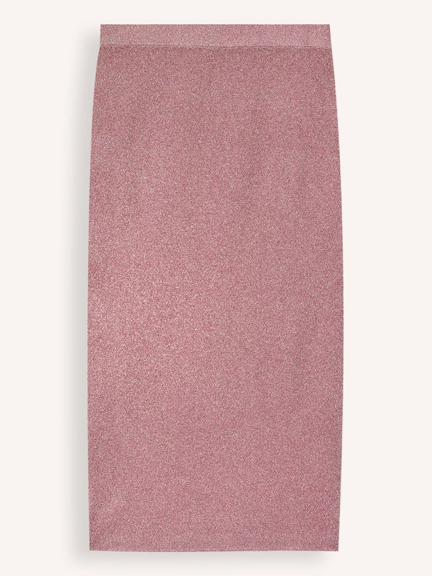 Ontdek de Itshine viscosemix rok met lurex van Essentiel Antwerp in de kleur roze bij Orangebag. Op werkdagen voor 21:45 besteld, morgen in huis.