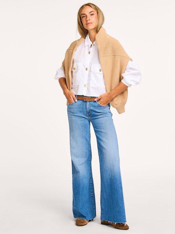 Ontdek de The Roller high waist flared fit jeans van Mother in de kleur blauw bij Orangebag. Op werkdagen voor 21:45 besteld, morgen in huis.